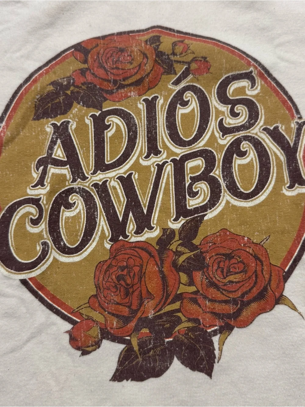 Altar’d State Adios Cowboy Graphic Tee Floral Western Shirt Size M